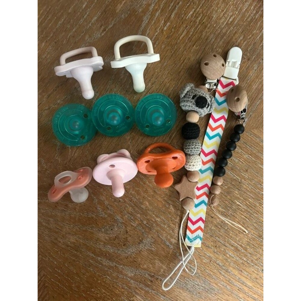 Pacifier and clip assortment